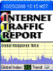 The Internet Traffic Report monitors the flow of data around the world. It then displays a value between zero and 100. Higher values indicate faster and more reliable connections.